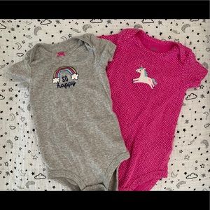 Carter’s Baby Girl Onesies